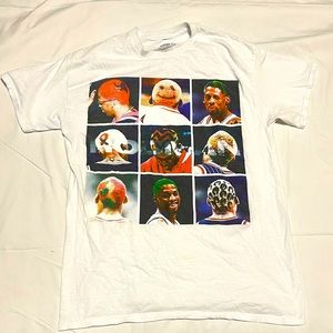 mens Rodman hairstyle vintage medium shirt